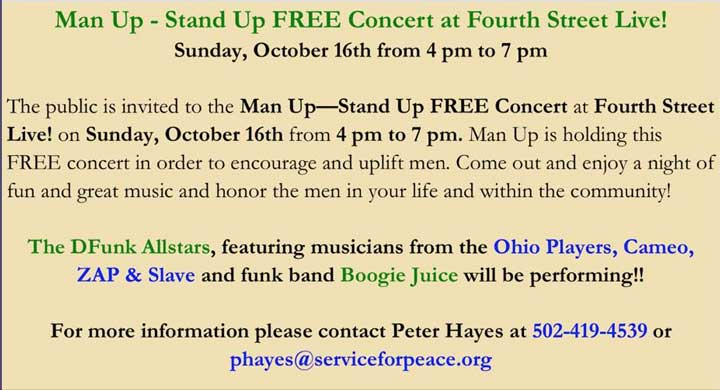 man up concert