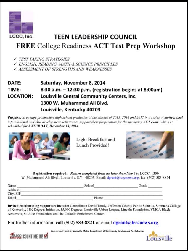 LCCC ACT prep