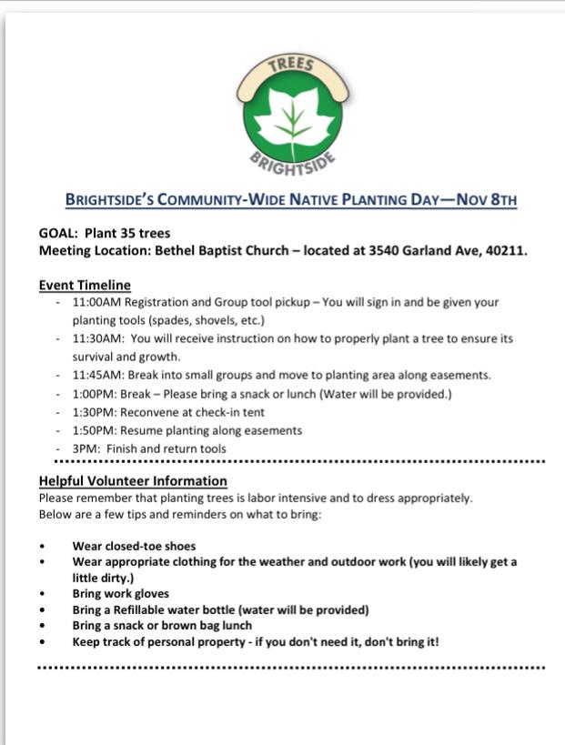 brightside planting day